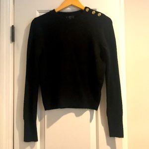 J.Crew wool sweater, S, never used, Black.